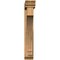Ekena Millwork Imperial Traditional Rough Sawn Bracket w/ Offset Brace, Western Red Cedar, 6"W x 30"D x 38"H BKT0604X30X38IMP01RWR - alternate 2